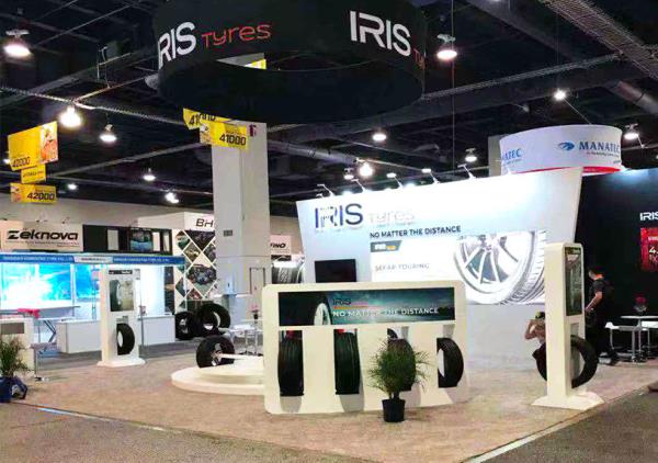 中国展台搭建设计公司-Iris Tyre-轮胎展台设计和搭建商