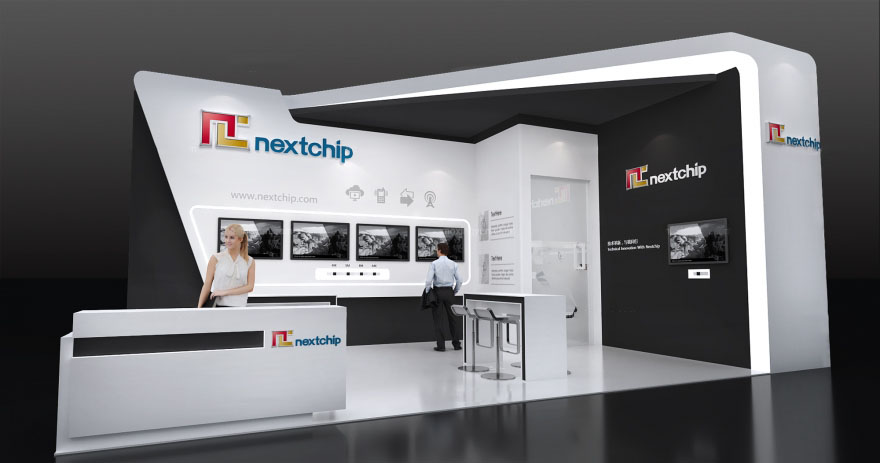 美国展览设计-Nextchip-国际展览展位搭建商