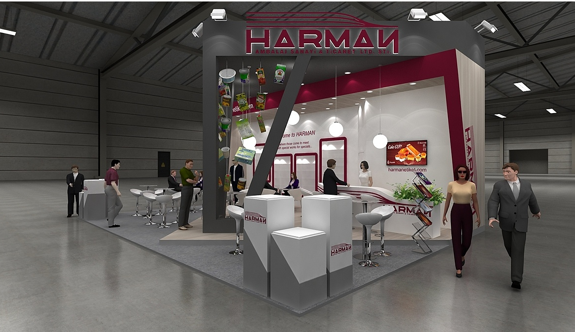 美国展位搭建商-Harman International-展位设计