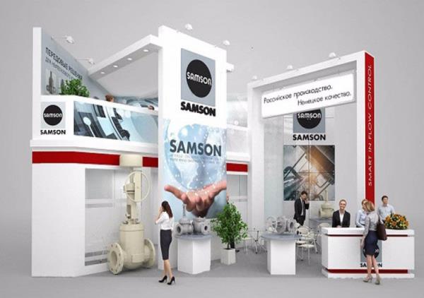 中国展台搭建设计公司-Samson - SPS工业自动化展览会广州展台设计和搭建商