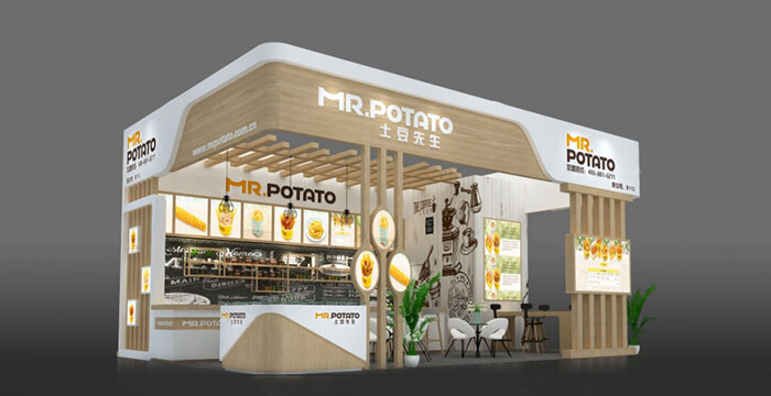 Guangzhou Exhibition Design - Mr. potato - food exhibition layout