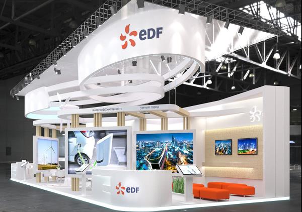 中国展台搭建公司-EDF-电力展台设计与搭建