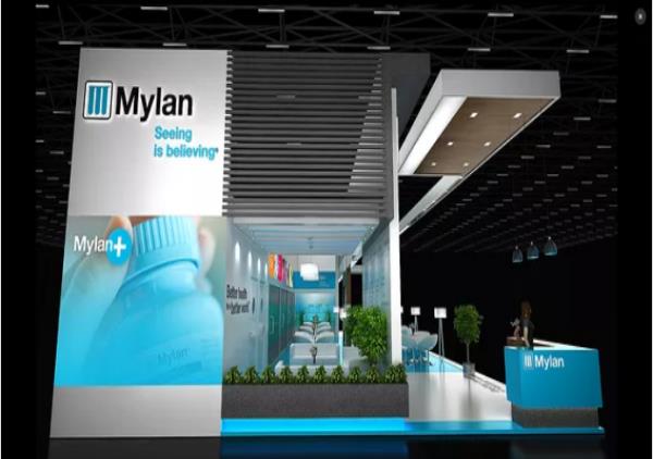中国展台搭建公司-Mylan-展台设计与搭建